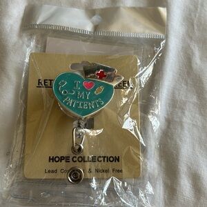 Teal Retractable‎ Badge Reel